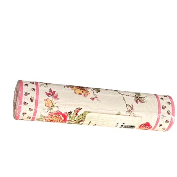 Vintage Floral Wallpaper Border Roll Wrapped Never Used 5 Yards Tercor Inc Chloe - Picture 3 of 9